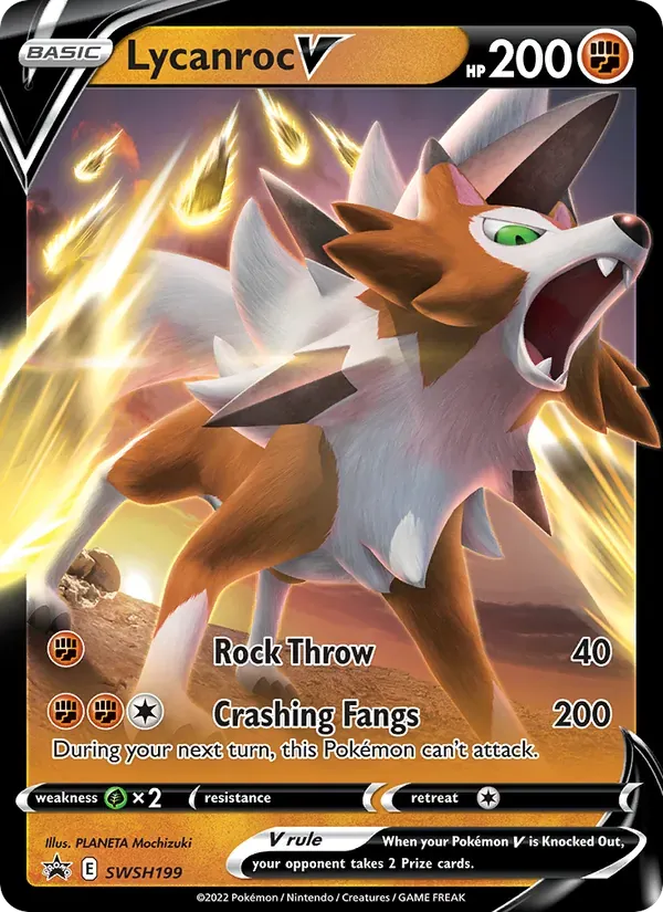 Lycanroc V SWSH199/307 ESES Promos