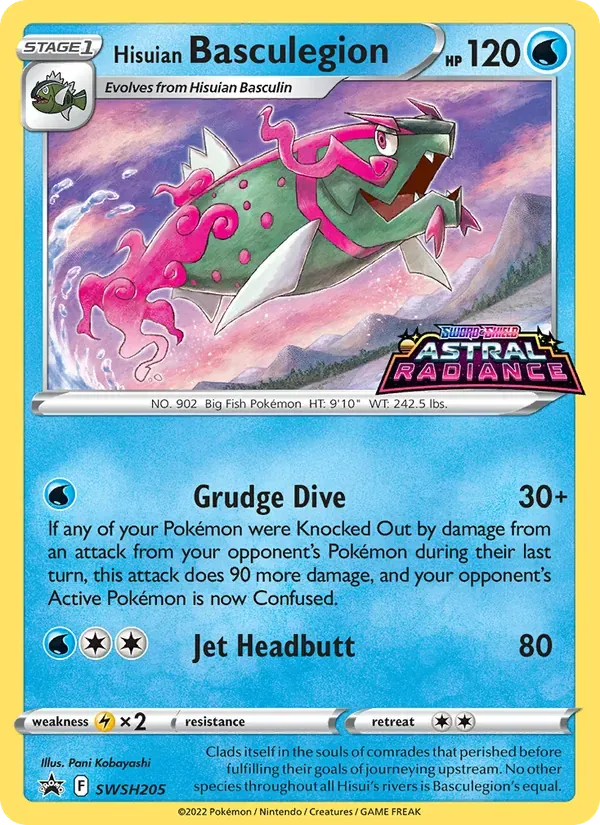 Basculegion de Hisui SWSH205/307 ESES Promos