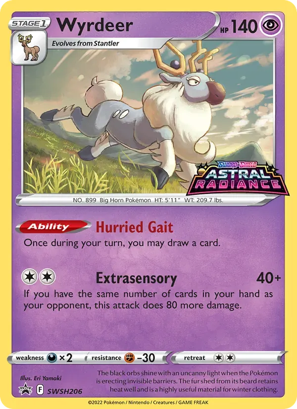 Wyrdeer SWSH206/307 ESES Promos