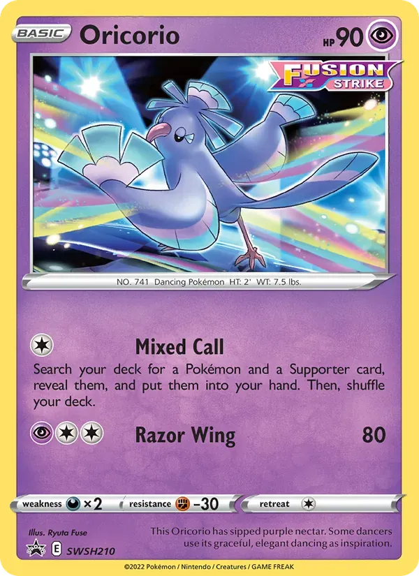 Oricorio SWSH210/307 ESES Promos