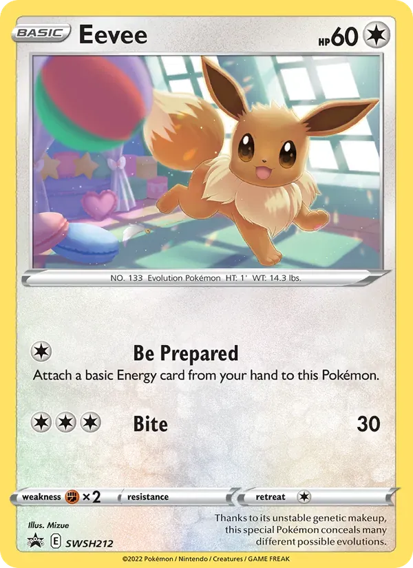 Eevee SWSH212/307 ESES Promos