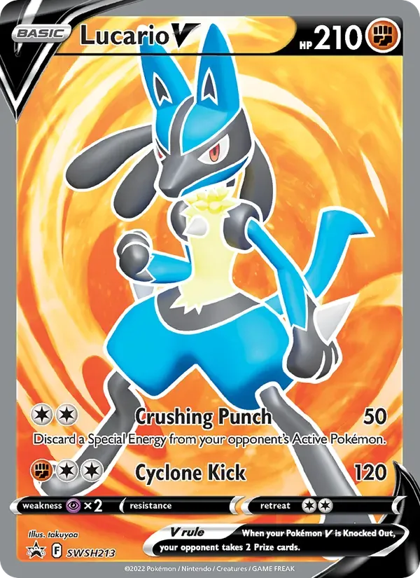 Lucario V SWSH213/307 ESES Promos