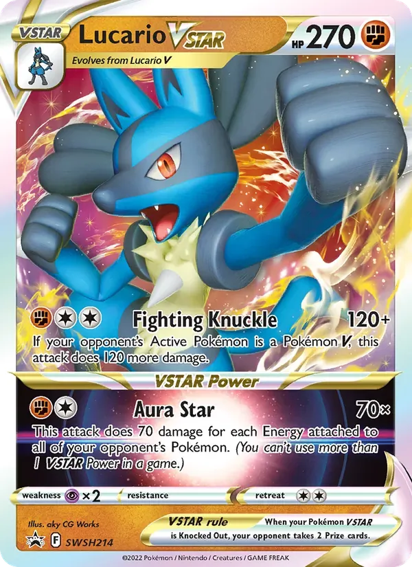 Lucario V-ASTRO SWSH214/307 ESES Promos