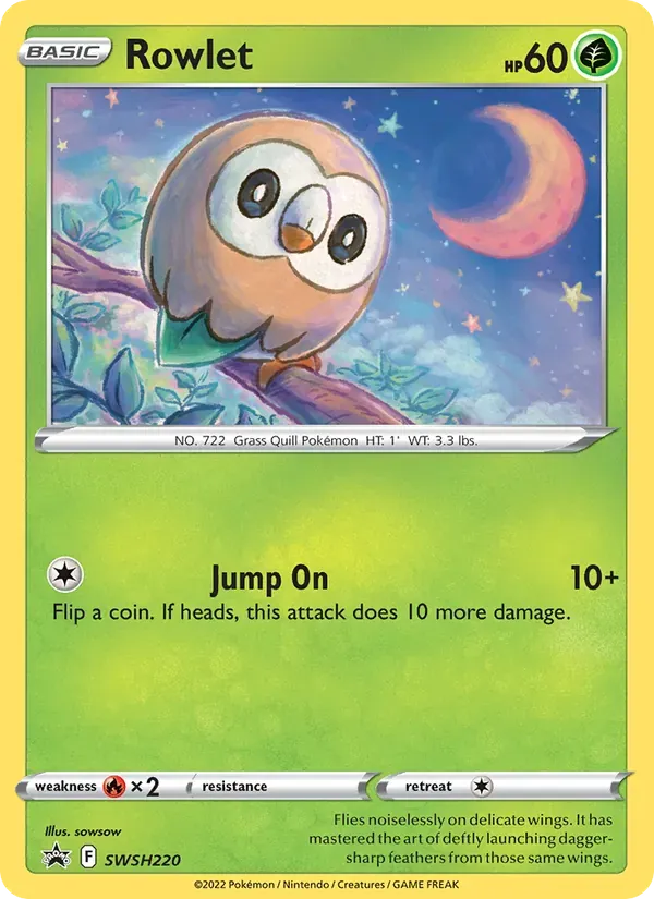 Rowlet SWSH220/307 ESES Promos