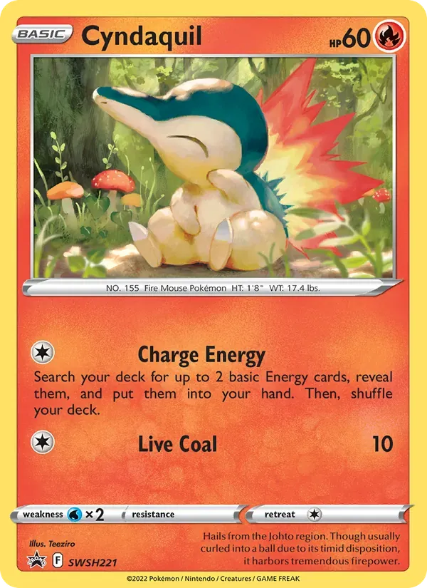 Cyndaquil SWSH221/307 ESES Promos