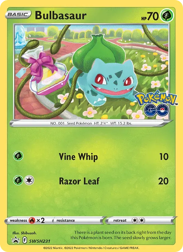 Bulbasaur SWSH231/307 ESES Promos