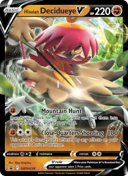 Decidueye de Hisui V SWSH238 ESES Promos