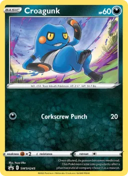 Croagunk SWSH245 ESES Promos
