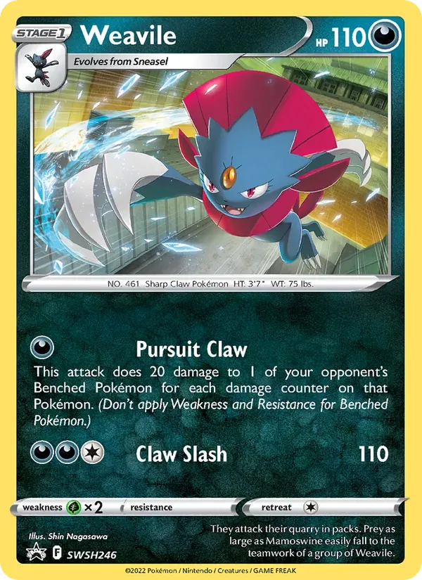 Weavile SWSH246/307 ESES Promos