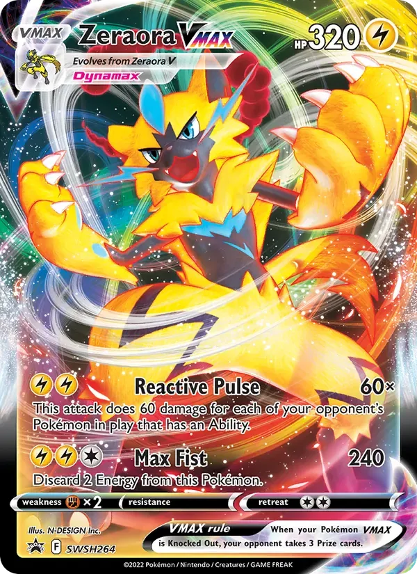 Zeraora VMAX SWSH264/307 ESES Promos