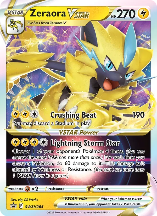 Zeraora V-ASTRO SWSH265/307 ESES Promos
