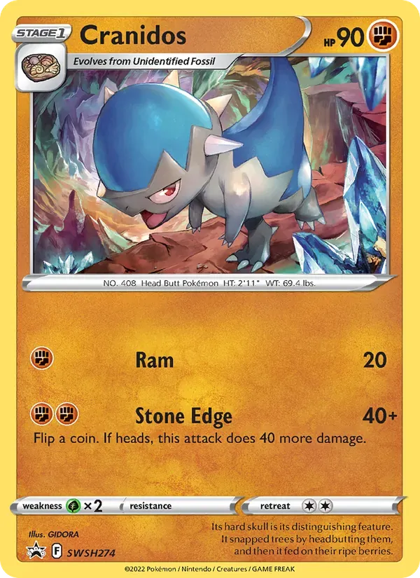 Cranidos SWSH274/307 ESES Promos