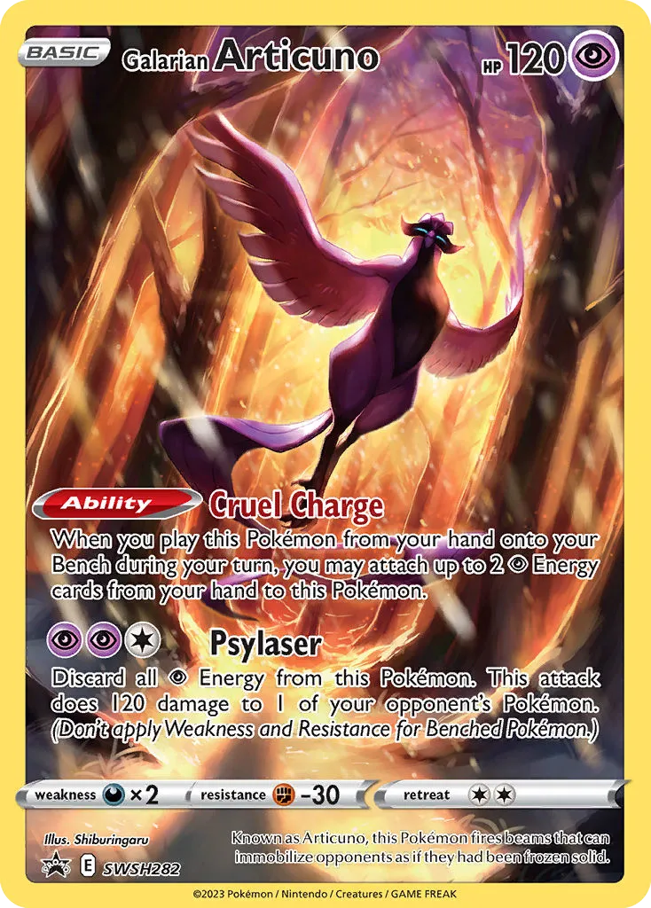 Articuno de Galar SWSH282/307 ESES Promos