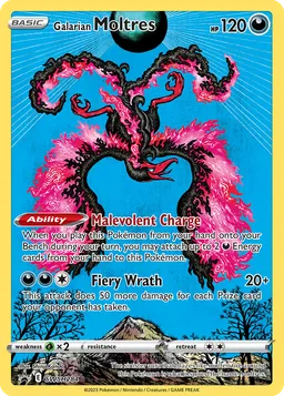 Moltres de Galar SWSH284 ESES Promos