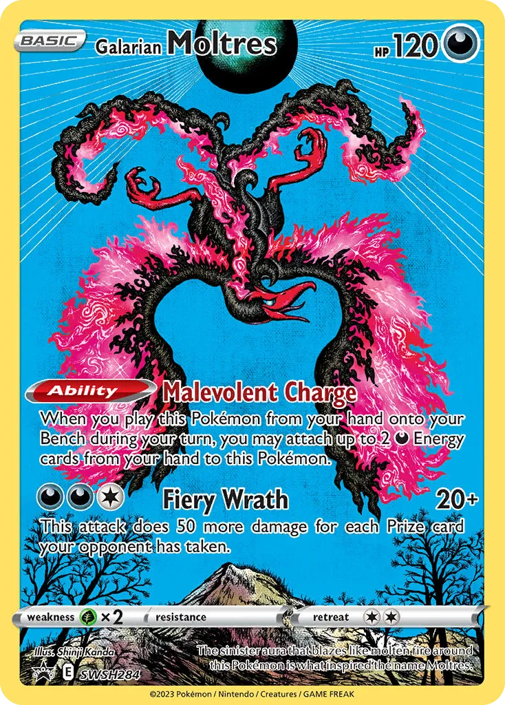 Moltres de Galar SWSH284/307 ESES Promos