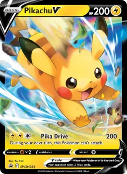 Pikachu V SWSH285 ESES Promos