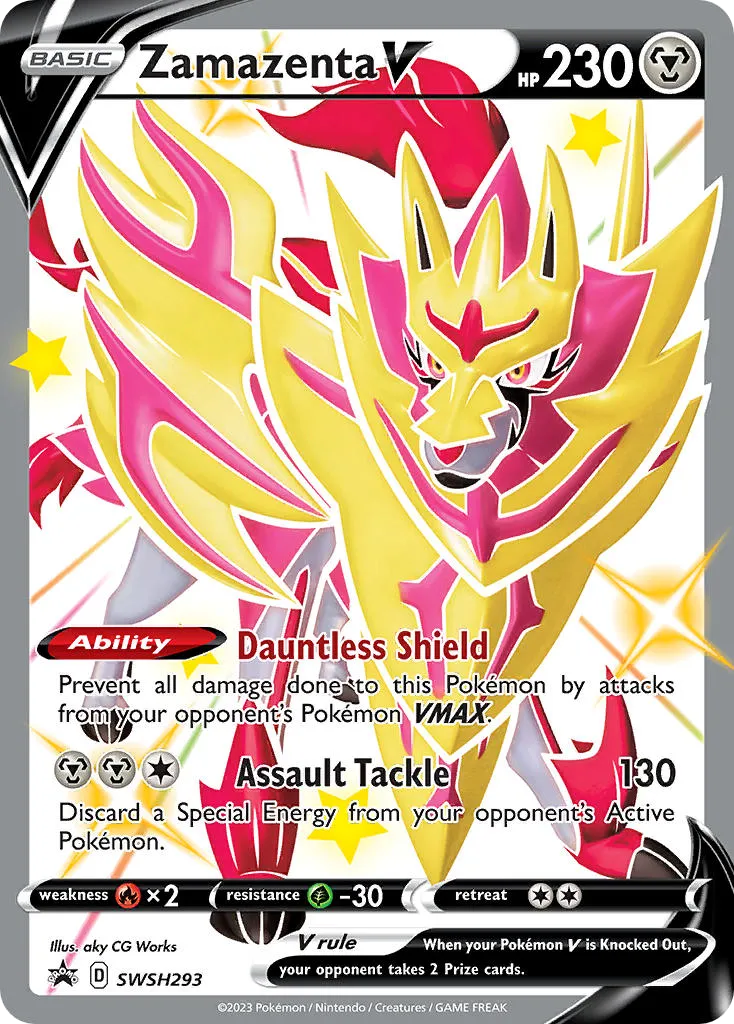 Zamazenta V SWSH293/307 ESES Promos