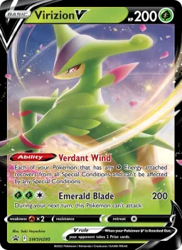 Virizion V SWSH295 ESES Promos