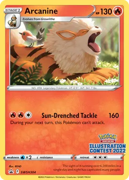 Arcanine SWSH304 ESES Promos