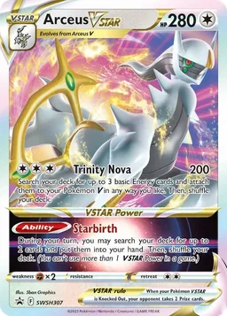 Arceus V-ASTRO SWSH307 ESES Promos