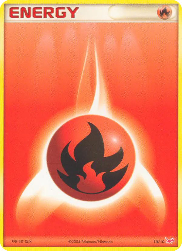 Fire Energy 10/10 EX trainer Kit (Latias)
