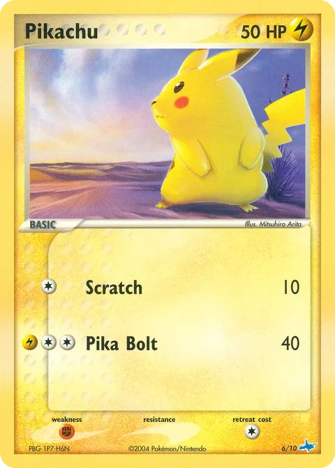 Pikachu 6/10