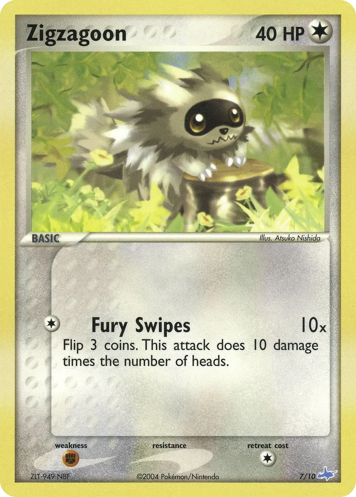Zigzagoon 7/10 EX trainer Kit (Latios)