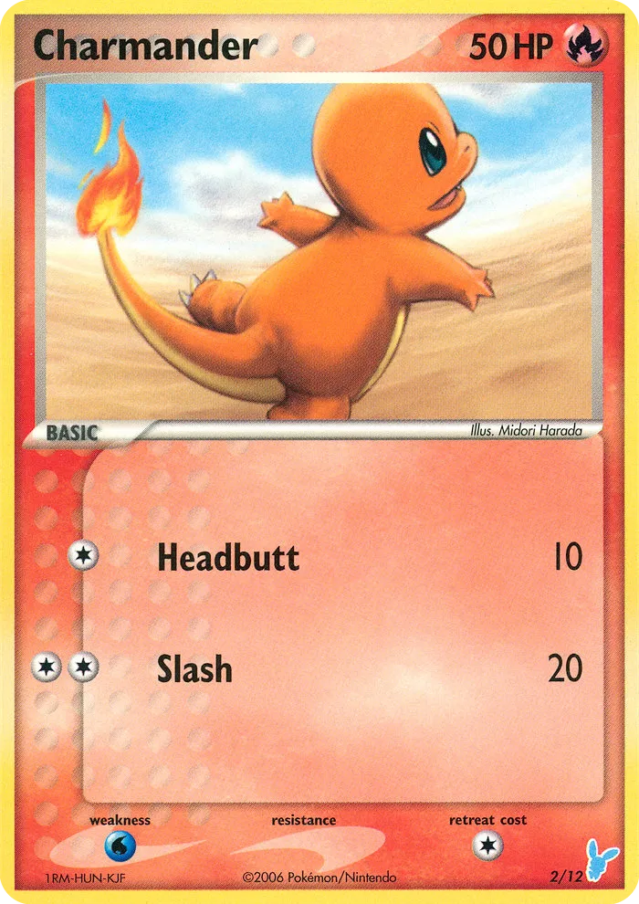 Charmander 2/12 EX trainer Kit 2 (Minun)