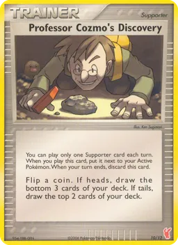 Professor Cozmo's Discovery 10 EX trainer Kit 2 (Plusle)