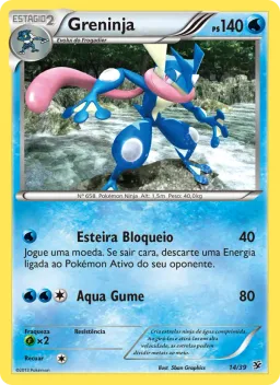 Greninja 14 Conjunto para Iniciantes Kalos
