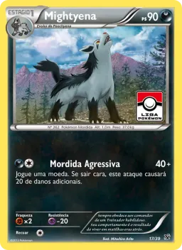 Mightyena 17 Conjunto para Iniciantes Kalos