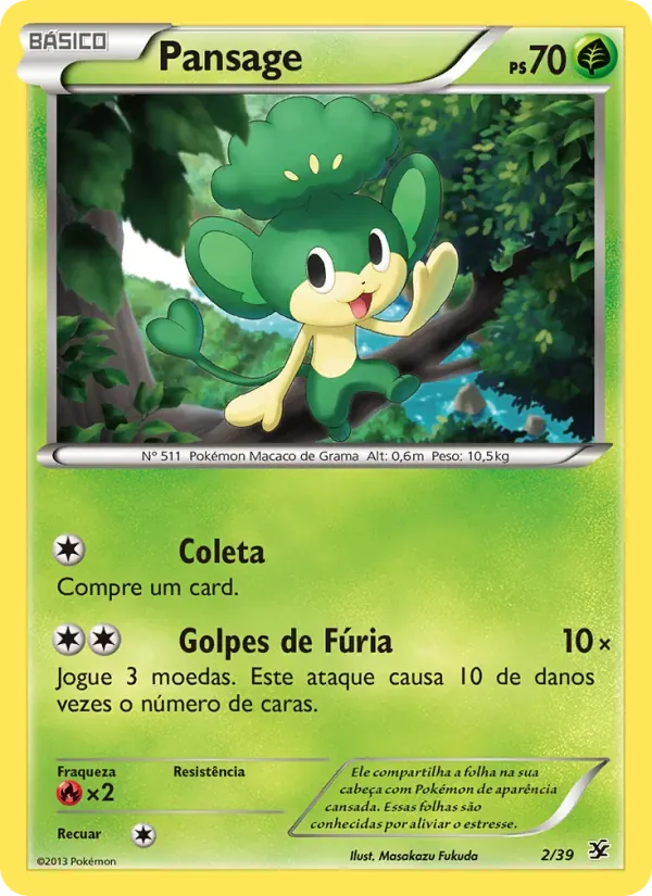 Pansage 2/39 Conjunto para Iniciantes Kalos