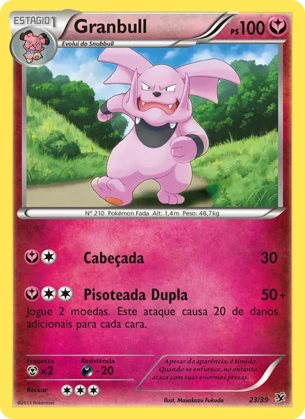 Granbull 23/39 Conjunto para Iniciantes Kalos
