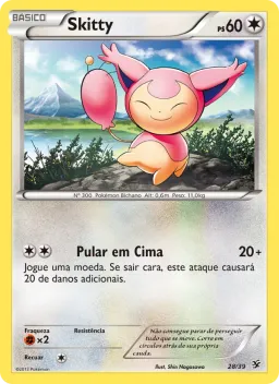 Skitty 28 Conjunto para Iniciantes Kalos