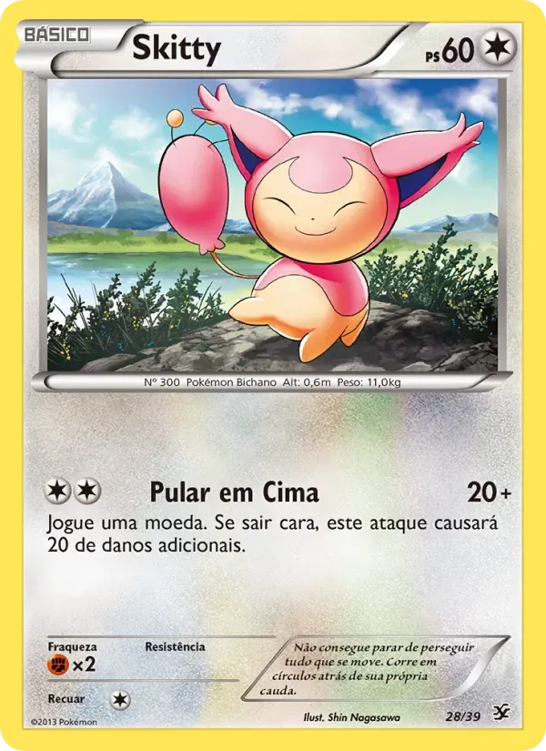 Skitty 28/39 Conjunto para Iniciantes Kalos
