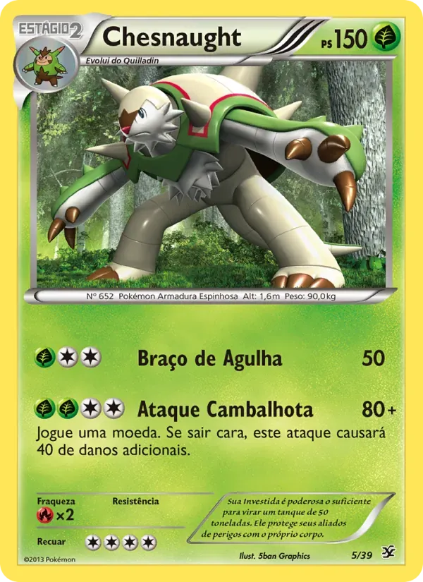 Chesnaught 5/39 Conjunto para Iniciantes Kalos