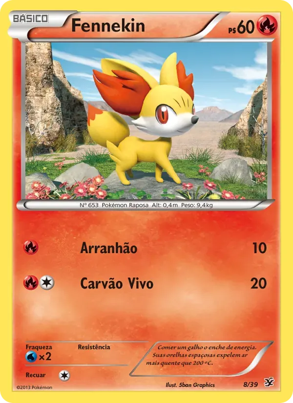 Fennekin 8/39 Conjunto para Iniciantes Kalos