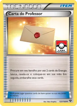 Carta do Professor 123 XY
