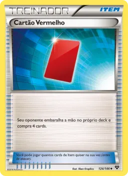 Cartão Vermelho 124 XY
