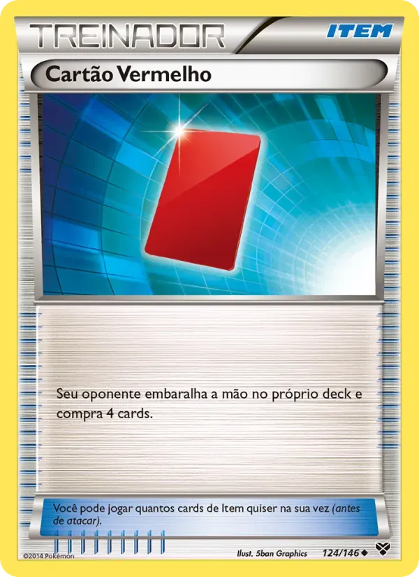 Cartão Vermelho 124/146 XY