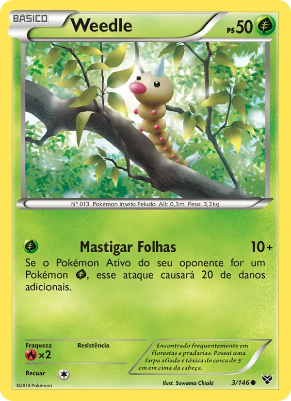 Weedle 3/146 XY