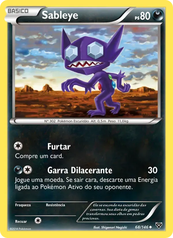 Sableye 68/146 XY
