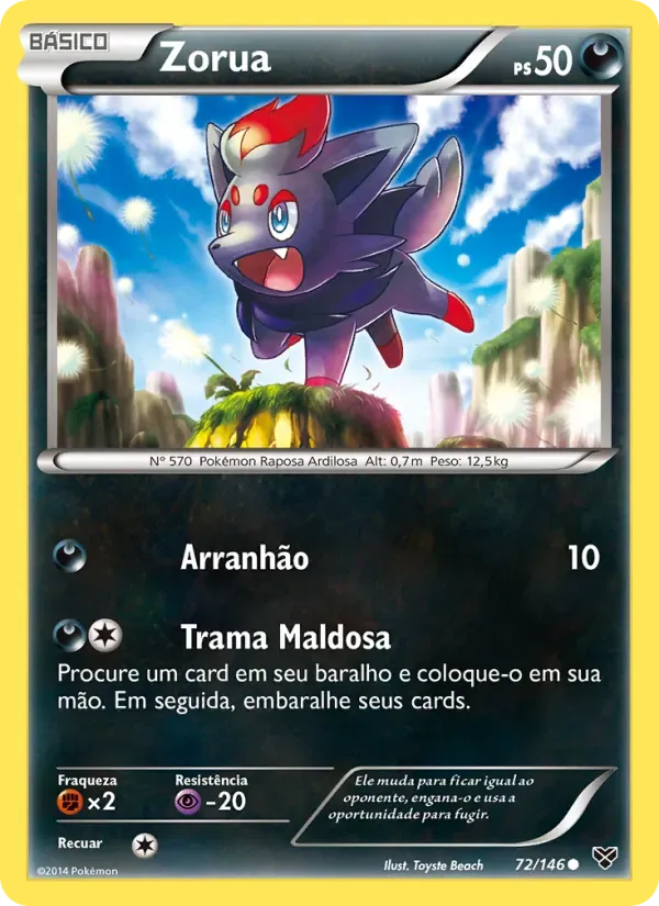 Zorua 72/146 XY