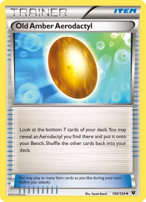 Âmbar Velho de Aerodactyl 106/124