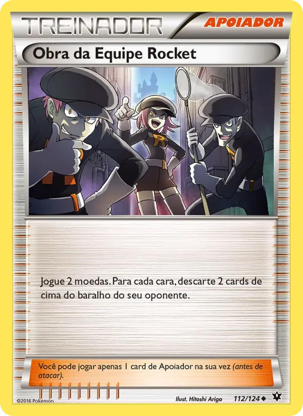 Obra da Equipe Rocket 112/124 Fusão de Destinos