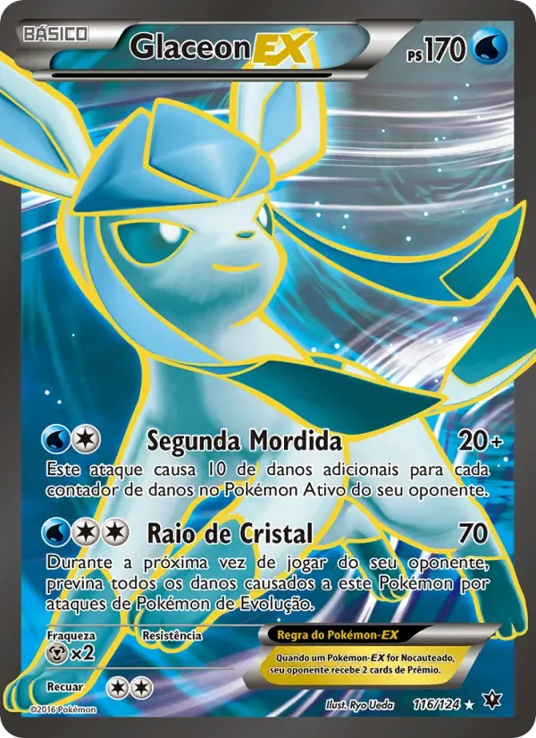 Glaceon EX 116/124 Fusão de Destinos