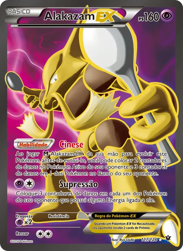 Alakazam EX 117/124 Fusão de Destinos
