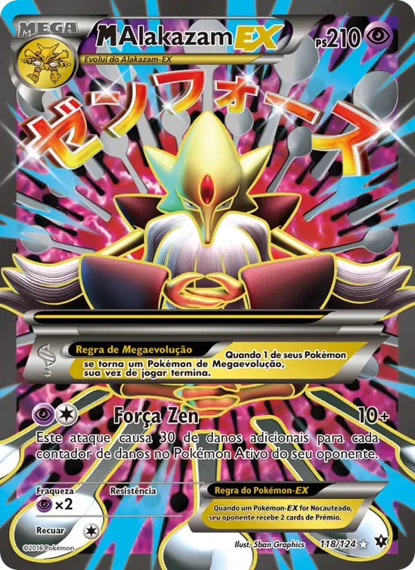M-Alakazam EX 118/124 Fusão de Destinos