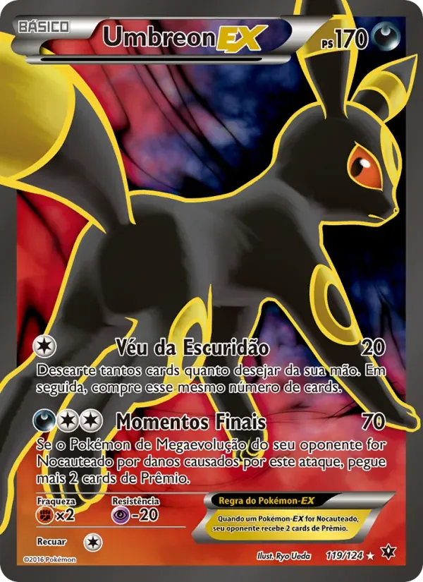 Umbreon EX 119/124 Fusão de Destinos