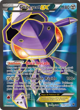 Genesect EX 120 Fusão de Destinos